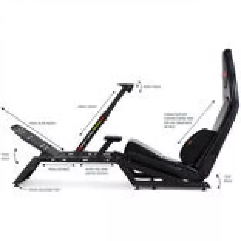 Next Level Racing F-GT Formula > Simulator Cockpit + Bodenmatte Gaming-Matte