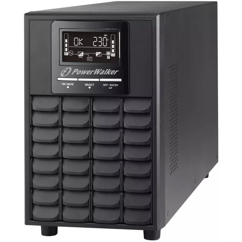 PowerWalker VFI 1500 CG PF1 Double-Conversion (Online) 1,5 kVA 1500 W 4 AC-Ausgänge