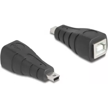 Kabel-Kupplungsadapter DeLOCK 67200 Mini-USB auf USB Typ-B, Schwarz