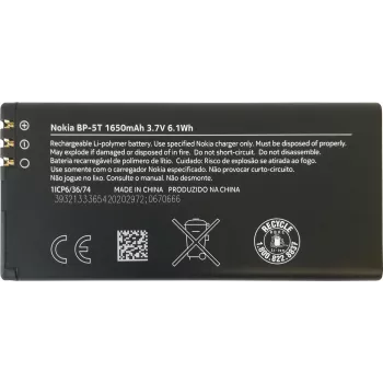 Lithium-Ion-Akku für Nokia Lumia 820... (BP-5T)