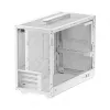 Computergehäuse DeepCool CH160 PLUS WH Small Form Factor weiß, microATX, gehärtetes Glas, USB-C