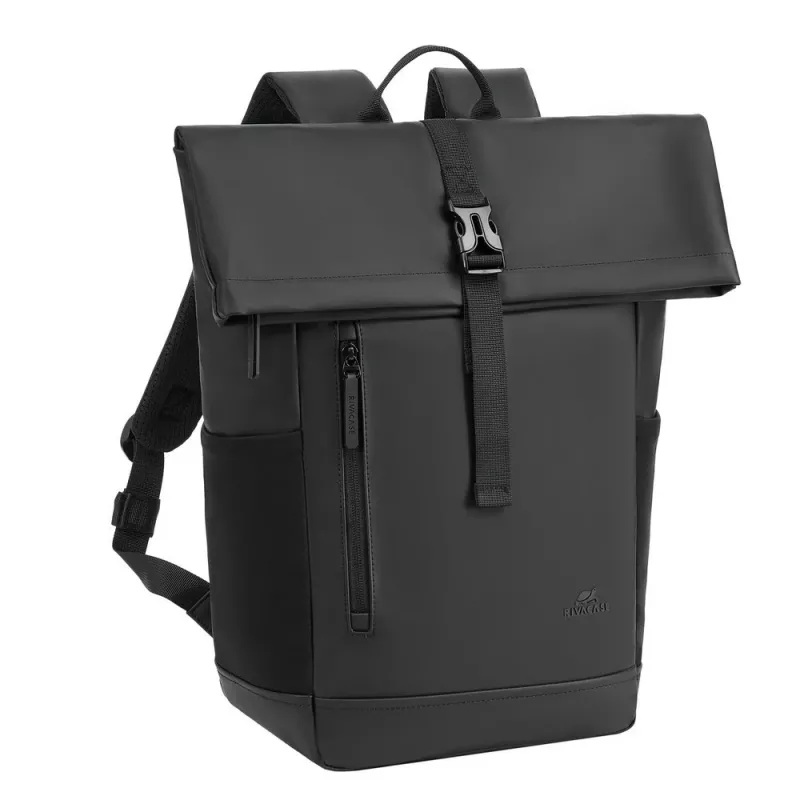 Rucksack Rivacase 7826 Eden 14 ECO schwarz Rolltop für 14-Zoll-Laptops