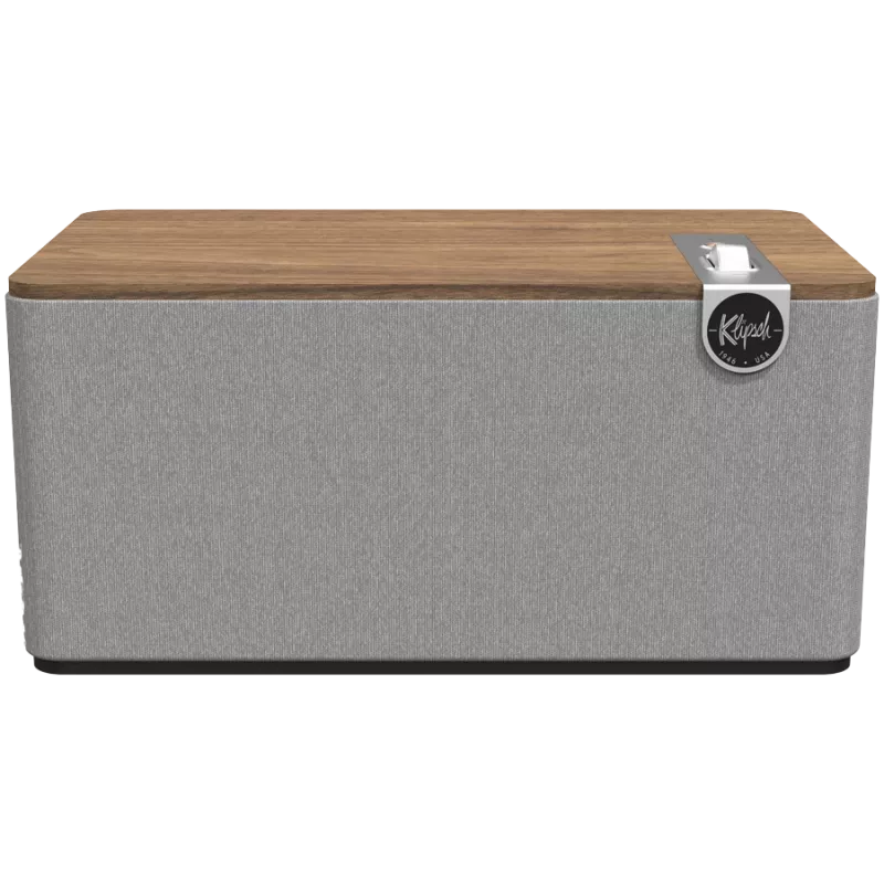 Klipsch the Three Plus Premium Bluetooth Lautsprechersystem Walnuss USB RCA...
