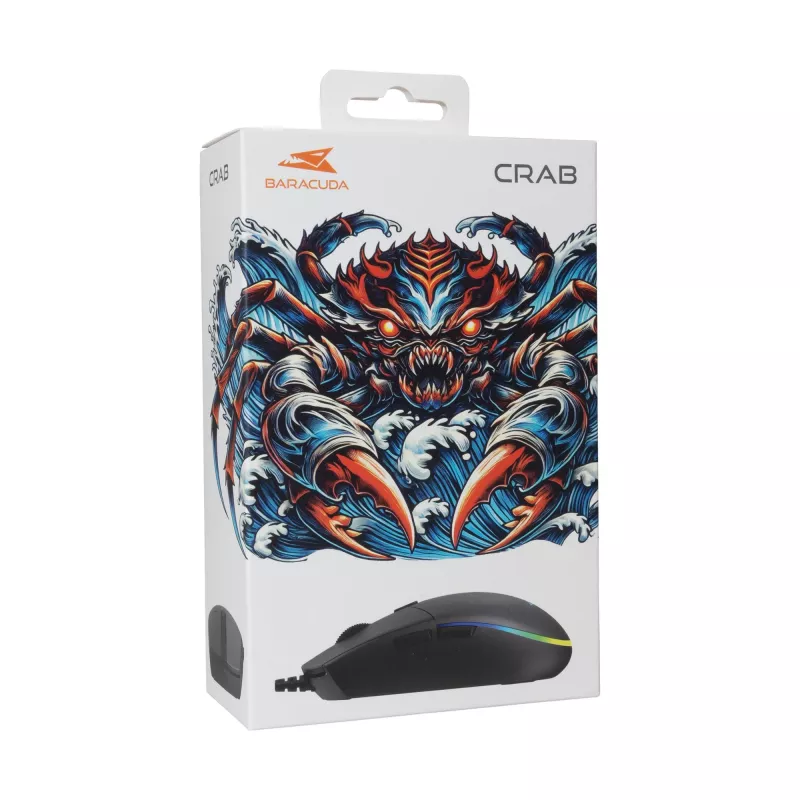 Maus Baracuda BGM-111 Crab Schwarz CRAB-B