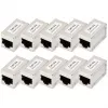 Digitus CAT 6A geschirmte Modular-Kupplungen 10 Stück RJ-45 Goldkontakte