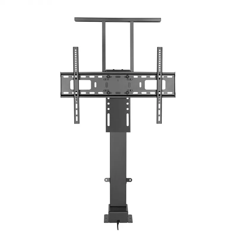 Maclean MC-866T Smart Motorisierter Elektrischer TV-Lift TUYA Mobile App Bodenständerhalterung Alexa Google Home 37''-80'' 60kg Schrank VESA (EU-Stecker)