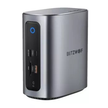 Dockingstation BlitzWolf BW-TH15 17in1 — 2x HDMI, DisplayPort, 4x USB-C