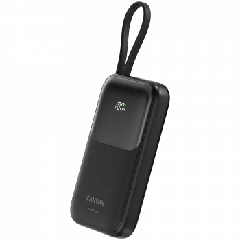 OnPower 101 mit integriertem Kabel 10000 mAh PD22.5W Schwarz