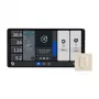 Dual Control Panel Shelly Wall Display X2 WiFi/BLU (silber) + BLU H&T