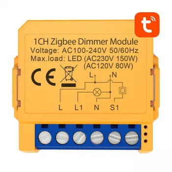 Smart-Steckdosenschalter Avatto ZDMS16-2 ZigBee-kompatibel mit Energieüberwachung