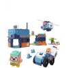 MARIOINEX Mini Waffle City Polizeistation Bausteine, 280 Teile