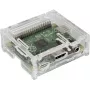 Gehäuse Joy-IT für Raspberry Pi A+ Transparent RB-Casea+01 — Schutzgehäuse, klares Kunststoff