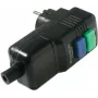 Personenschutz-Stecker AS Schwabe 45209 zur Installation, kindersicherer Steckdosenadapter