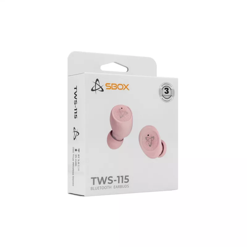 Kopfhörer SBOX EB-TWS115 Pink