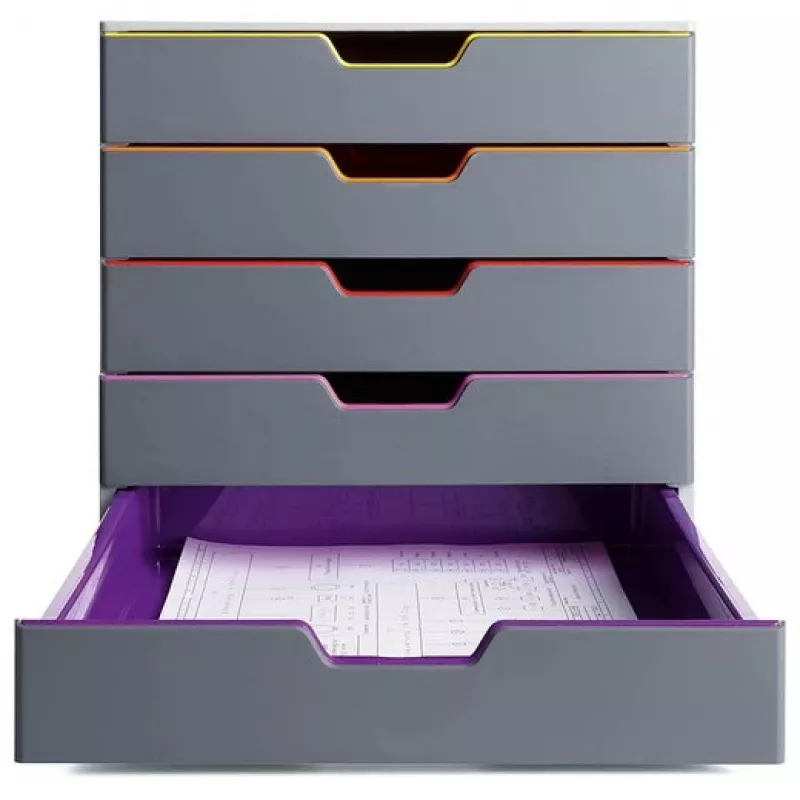 Dokumentenablagebox Durable VARICOLOR 5