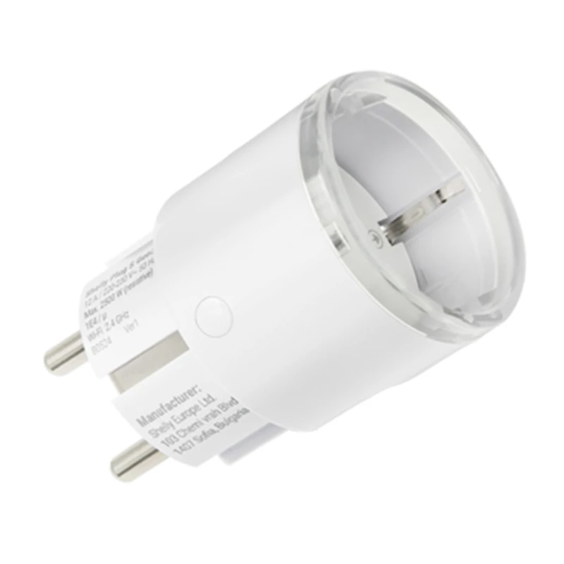 Smart-Steckdosen-Set Shelly Plug S MTR Gen3 — 5 Stück, 12A, weiß