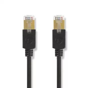 Nedis CCBW85210AT10 Netzwerkkabel Schwarz 1 m Cat6 F/UTP