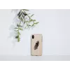 Handyhülle man and wood für iPhone X/XS — Indian Schwarz Schutzhülle
