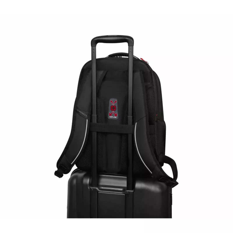 Freizeitrucksack Wenger SwissGear Altair Schwarz Polyester PVC 79% recycelt
