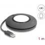 Ladestation DeLOCK 83019 Smart Wearable Zubehör Grau Weiß Silikon