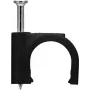 Goobay Kabelclip 12 mm, schwarz (64684)