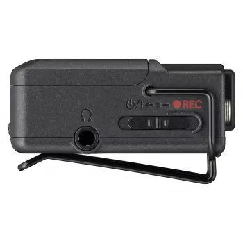 Tragbarer digitaler Recorder Tascam DR-10L Pro mit Lavalier-Mikrofon, 24-Bit/96 kHz, MicroSDXC, USB-C