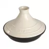 Tajine Staub Geschirr - 28 cm, Beige-schwarz