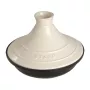 Tajine Staub Geschirr - 28 cm, Beige-schwarz