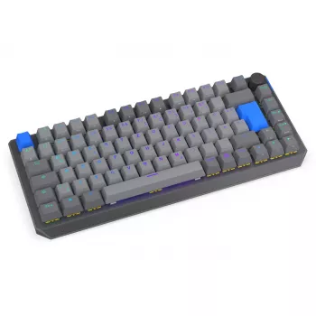 Kompakte 75% kabellose mechanische Tastatur ENDORFY Thock V2 mit gelben Schaltern, DE-Layout