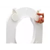 Etac Hi-Loo erhöhter Toilettensitz mit Deckel, 10 cm