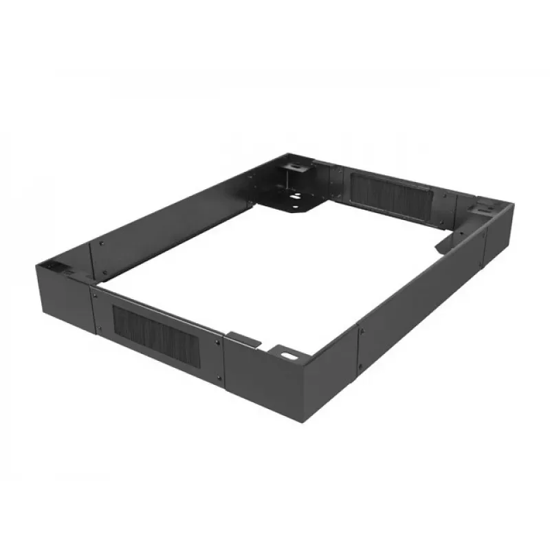 Rack-Sockel LANBERG CK01-66-B, 19 Zoll (48,3 cm) Montage, 600 mm Breite, schwarz