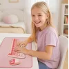 XXL Schreibtischunterlage für Maus und Tastatur, pink