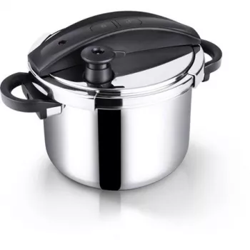 Herd-Schnellkochtopf Lamart LTDSD6 6 l Schwarz Edelstahl