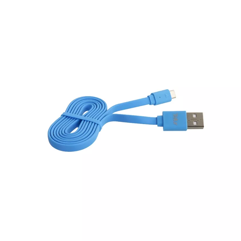USB-Kabel Tellur TLL155011 1m USB A Micro-USB A Blau