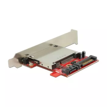 Kartenleser DeLOCK 91495 SATA Intern Schwarz Rot Silber