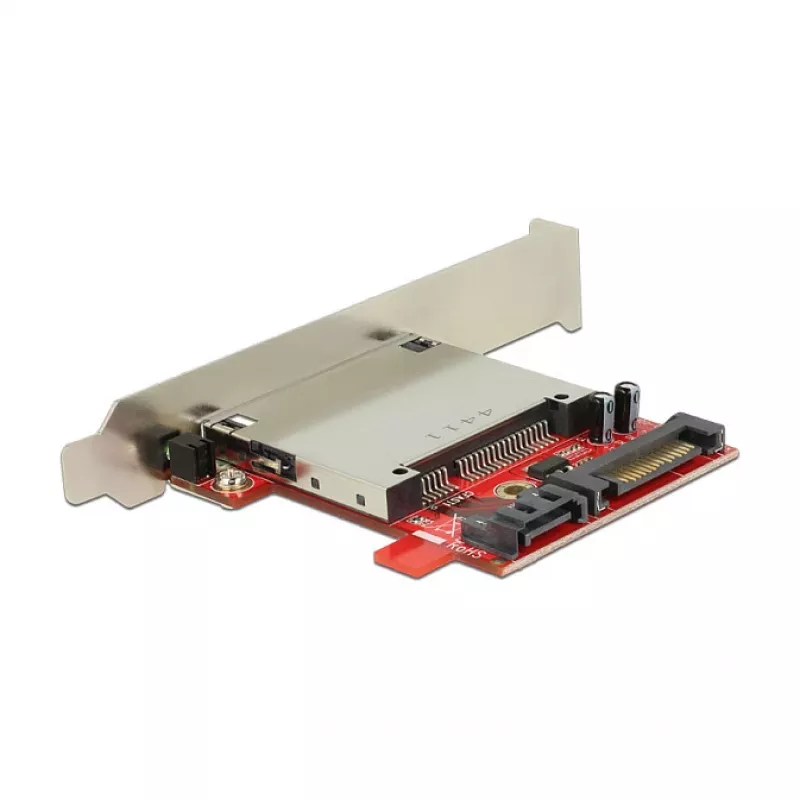 Kartenleser DeLOCK 91495 SATA Intern Schwarz Rot Silber