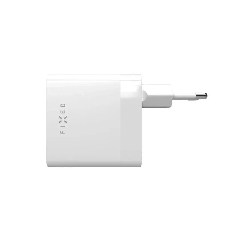 Ladegerät FIXED FIXC65-2C-WH Innenbereich AC Schnellladung 2x USB Type-C