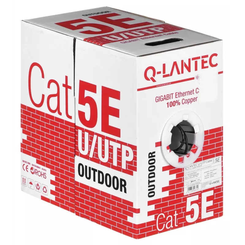 Alantec KIU5OUTS305Q Netzwerkkabel Schwarz 305 m Cat5e U/UTP (UTP) (KIU5OUTS305Q)