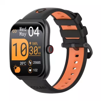 Smartwatch Colmi P86 Schwarz mit Herzfrequenzmesser, wasserdicht