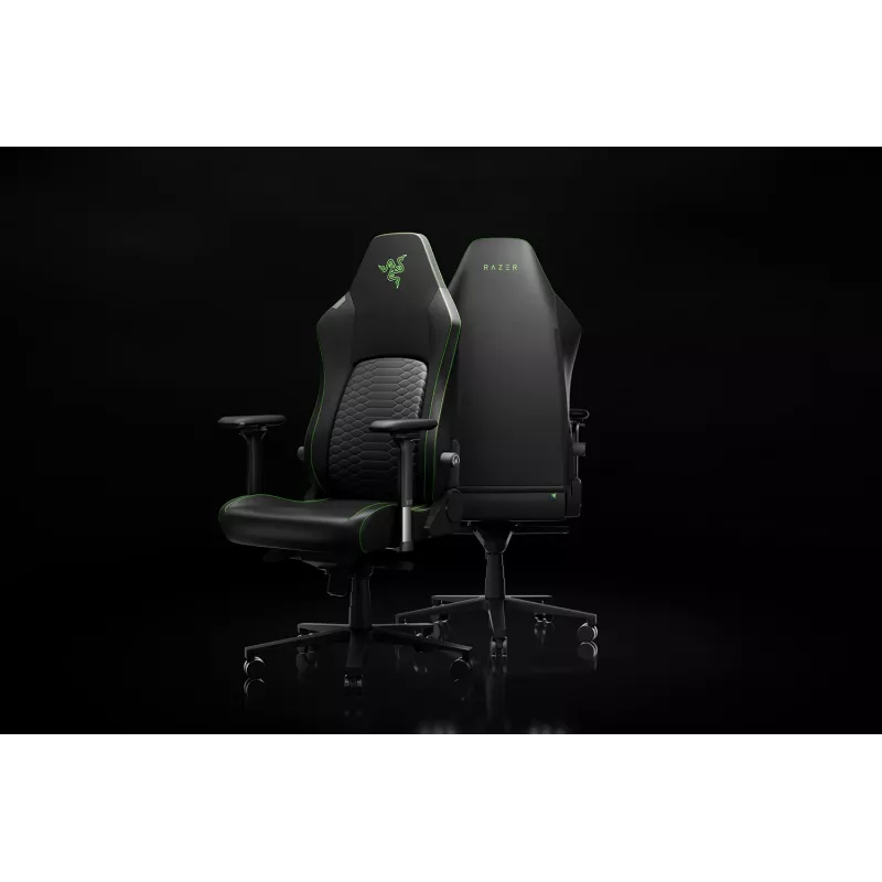 Razer Ergonomic Gaming-Stuhl with Breathable Comfort | Iskur V2 NewGen | Schwarz/Green