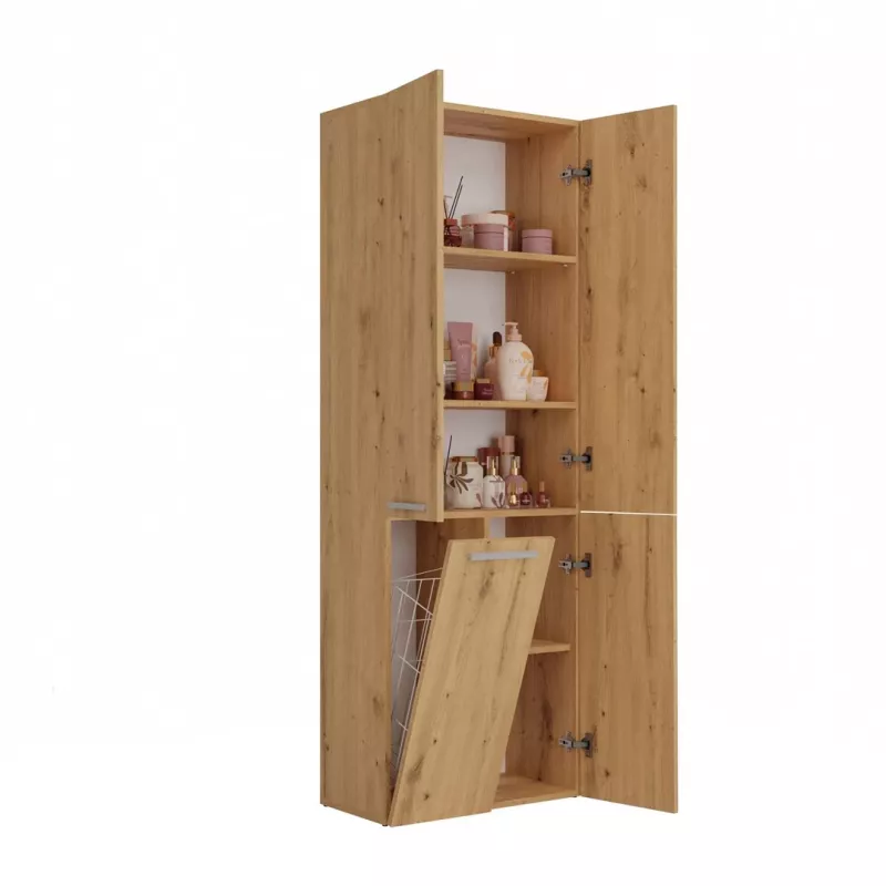 Topeshop NEL 1K DD ART KPL Badezimmerschrank Eiche