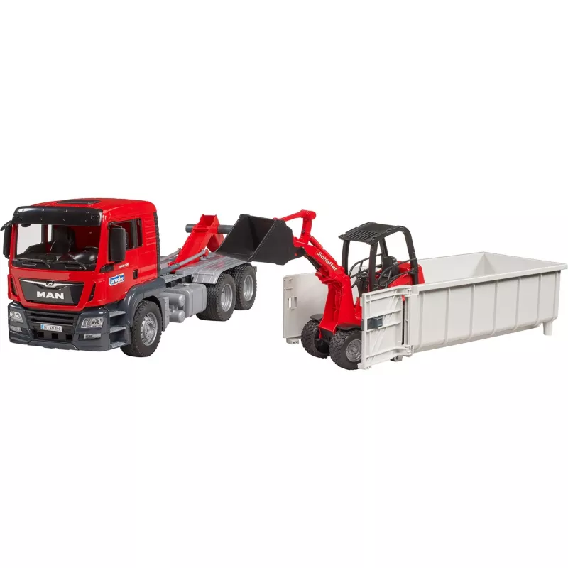 LKW & Raupen-Set BRUDER MAN TGS LKW Mehrfarbig
