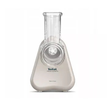 Elektrischer Gemüsehobel Tefal Fresh Express DN853BE0 — 150 W, 3 austauschbare Einsätze, 1 Geschwindigkeit, creme
