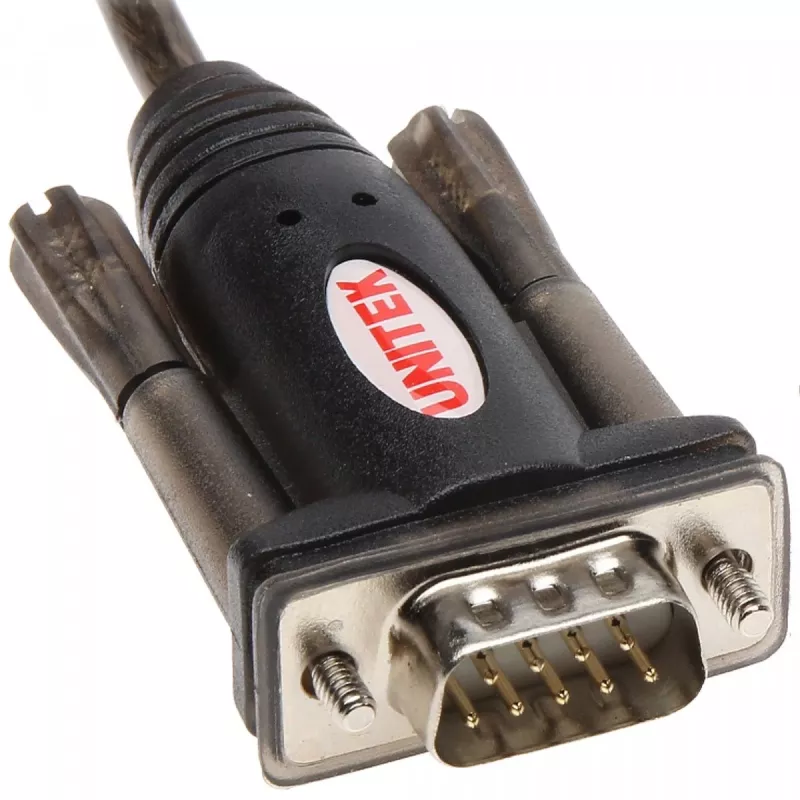 UNITEK Y-105A serielles Kabel Schwarz 1,5 m USB Typ-A DB-9