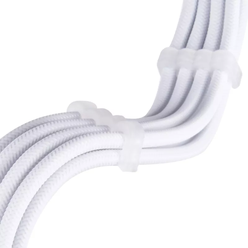 Netzteil-Verlängerungskabel SILVERSTONE PCIe 8‑pin SST-PP07E-PCI8W-V2 30 cm weiß