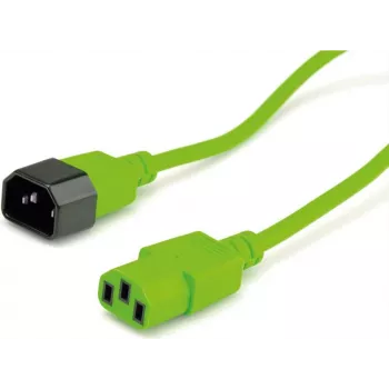 Roline - Netzkabel - IEC 60320 C14 auf IEC 60320 C13 - AC 250 V - 10 A - 1,8 m - vergossen - Grün