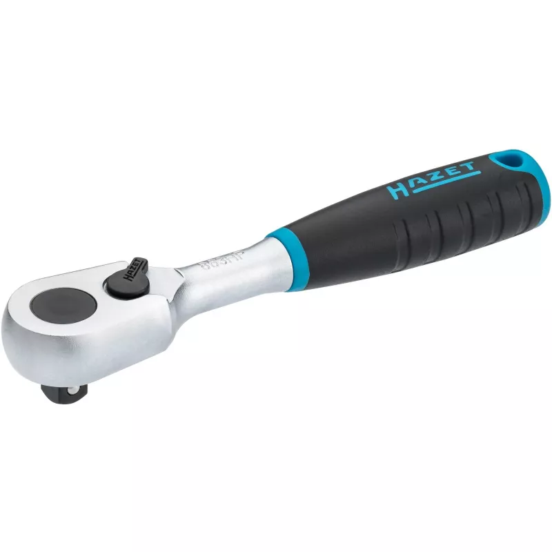 HiPer Feinverzahnter Umschaltknarre 863HP, 1/4 (schwarz/blau, Schwenkwinkel 4°, Kugelarretierung)