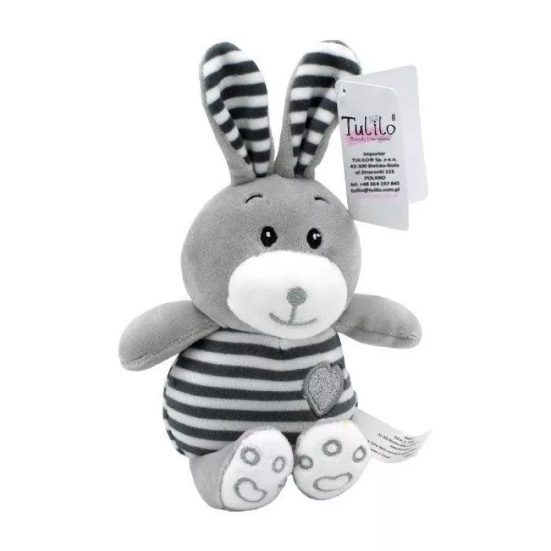 Plüschtier TULILO Striped Cuddles Hase 26 cm Plüschhasenspielzeug
