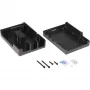 Aluminiumgehäuse für Raspberry Pi 4 B (schwarz (matt))