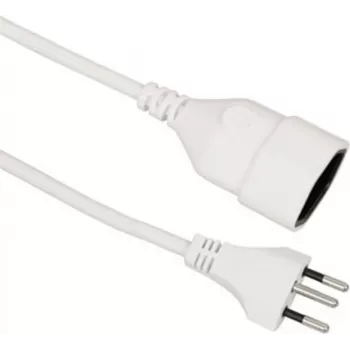 VALUE-Verlängerungskabel Typ J CH. M/F. Weiß 5,0 m - Kabel - Verlängerungskabel